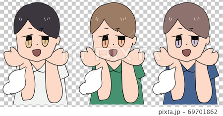 呆れて溜息を吐く看護師セット 69701862