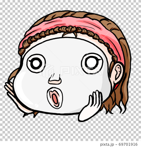 用手應用包奶油的女人的插圖 69701916