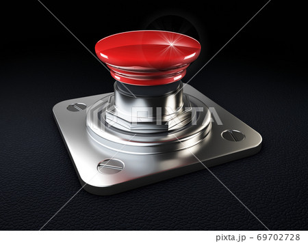 3d illustration of red button, clipping path included. High resolution. 3d illustration of red button, clipping path included. High resolution. 69702728