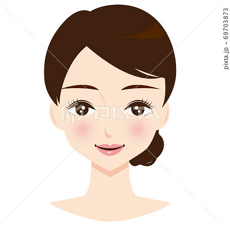 女性の顔、美容 69703873