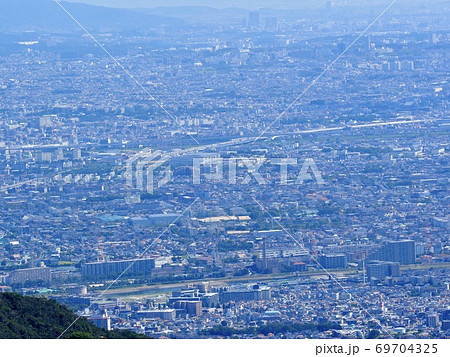 六甲山からの景観 六甲山からの景観 69704325