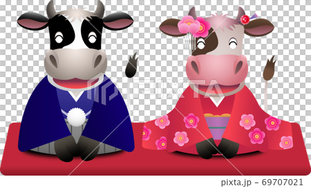 Cattle illustrations - Stock Illustration [69707021] - PIXTA