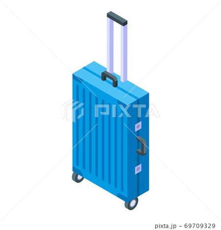 Travel bag icon, isometric style 69709329