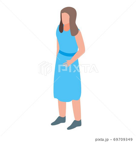 Family mother icon, isometric style 69709349