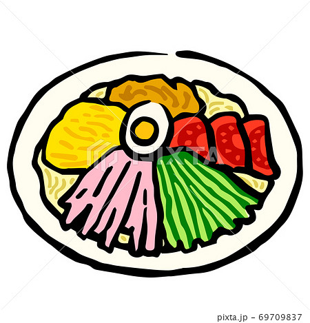 Illustration of Hiyashi chuka 69709837