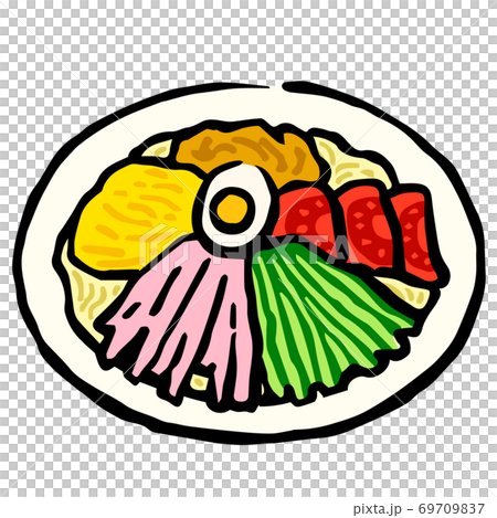 Illustration of Hiyashi chuka Illustration of Hiyashi chuka 69709837