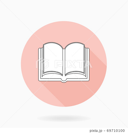 Fine Flat Icon With Book 69710100