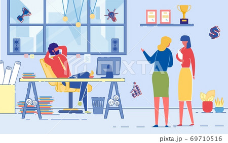 Business People Office Daily Routine. Working Day 69710516