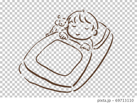 寝る 子 イラストのイラスト素材 寝る 子 イラストのイラスト素材