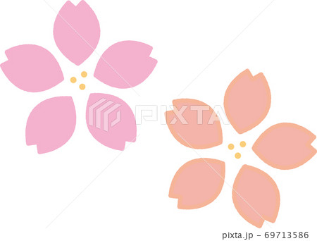 桜の花びらのイラスト素材