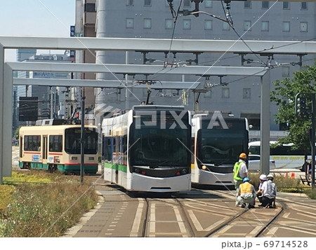 【鉄道写真】富山市 路面電車 保線作業 【鉄道写真】富山市 路面電車 保線作業 69714528