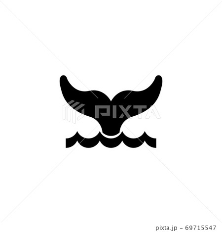 Sperm Whale Tail in Water Wave, Wildlife. Flat Vector Icon illustration. Simple black symbol on white background. Sperm Whale Tail in Water Wave sign design template for web and mobile UI element. Sperm Whale Tail in Water Wave, Wildlife. Flat Vector Icon illustration. Simple black symbol on white background. Sperm Whale Tail in Water Wave sign design template for web and mobile UI element. 69715547
