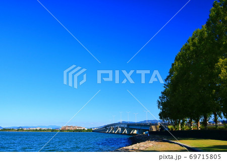 大津湖岸なぎさ公園 近江大橋付近 大津湖岸なぎさ公園 近江大橋付近 69715805
