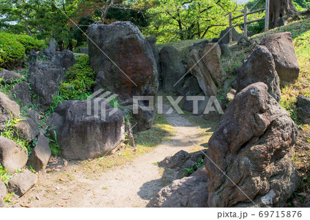東京都 旧芝離宮恩賜庭園 特別史跡 大山 東京都 旧芝離宮恩賜庭園 特別史跡 大山 69715876