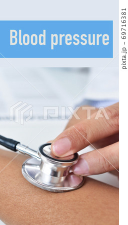 text blood pressure in mobile stories format text blood pressure in mobile stories format 69716381