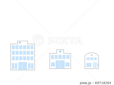 大中小規模の病院 大中小規模の病院 69718264