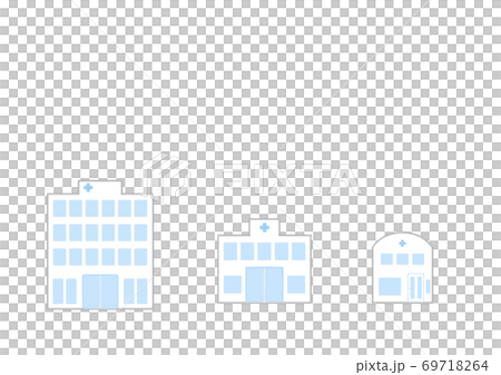 大中小規模の病院 大中小規模の病院 69718264