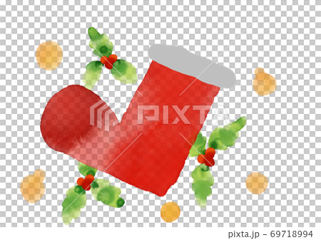クレヨンのクリスマス背景 69718994