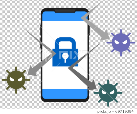 Security to protect your smartphone from viruses 69719394