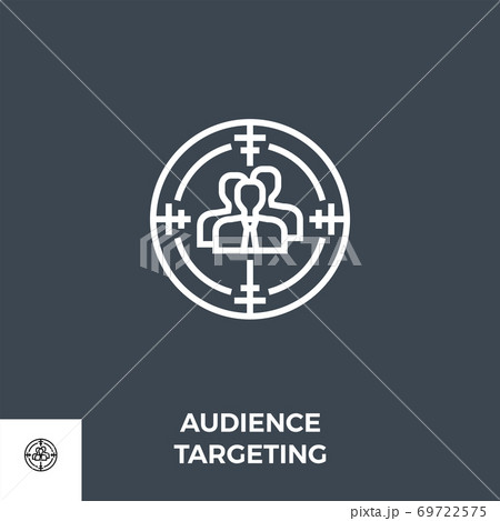 Audience Targeting Icon Vector. Audience Targeting Icon Vector. 69722575