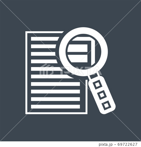 Case Study Vector Glyph Icon 69722627