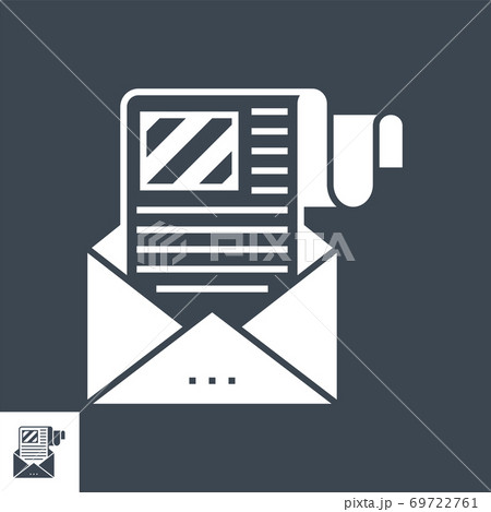E-mail Marketing Vector Glyph Icon E-mail Marketing Vector Glyph Icon 69722761