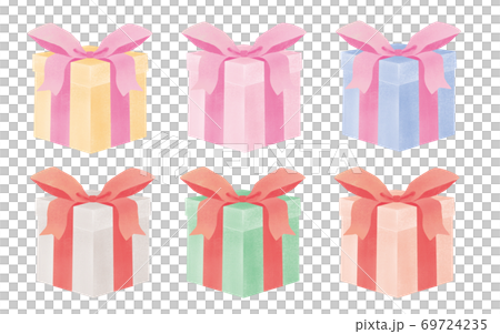 圖組的彩色禮品盒 69724235