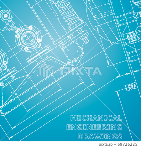 Blueprint, Sketch. Vector engineering illustration. Cover, flyer, banner, background Blueprint, Sketch. Vector engineering illustration. Cover, flyer, banner, background 69726225