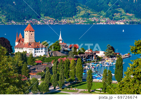 Spiez Church and Castle, Switzerland Spiez Church and Castle, Switzerland 69726674
