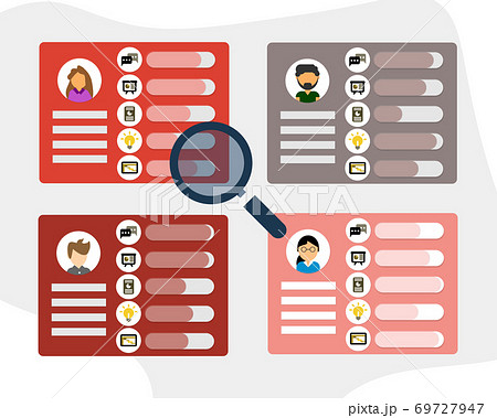 Resumes with skill tab vector Resumes with skill tab vector 69727947