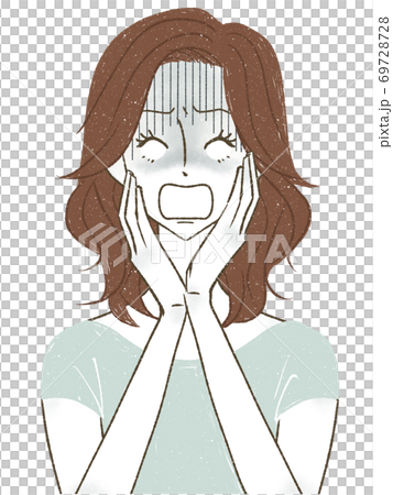 A woman who is shocked 69728728