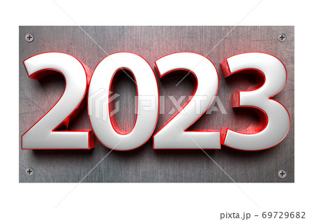 number 2023 3d. number 2023 3d. 69729682
