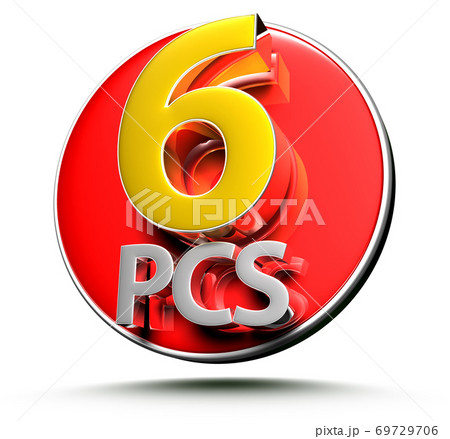 6 PCS 3d. 6 PCS 3d. 69729706