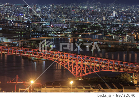 大阪ベイエリアの夜景 大阪ベイエリアの夜景 69732640