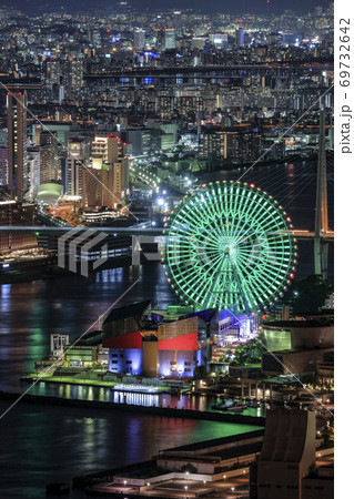 大阪ベイエリアの夜景 大阪ベイエリアの夜景 69732642
