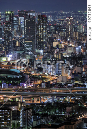 大阪ベイエリアの夜景 大阪ベイエリアの夜景 69732643