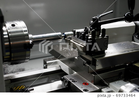 metalworking lathe machine close up metalworking lathe machine close up 69733464