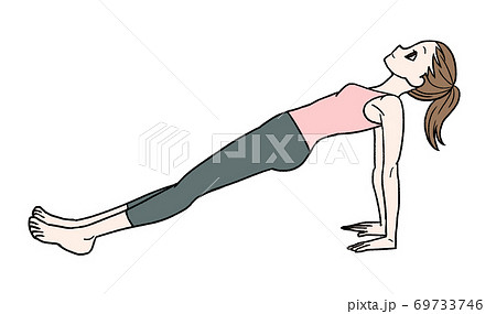 リバースプランク（顔あり） 69733746