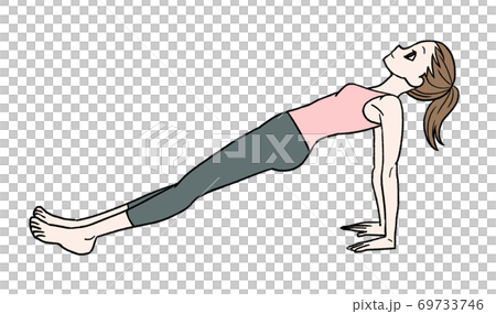 リバースプランク（顔あり） 69733746