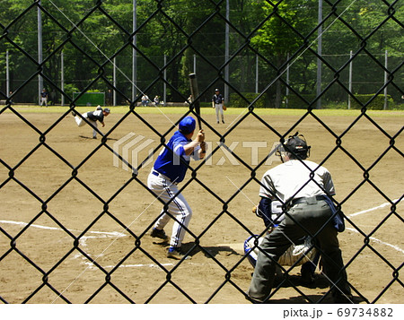 上野公園  正岡子規記念球場の草野球 69734882