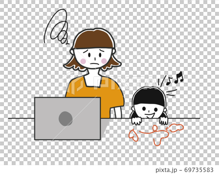 Telework Child care Telework Child care 69735583