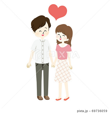 仲のいい夫婦のイラスト 69736059