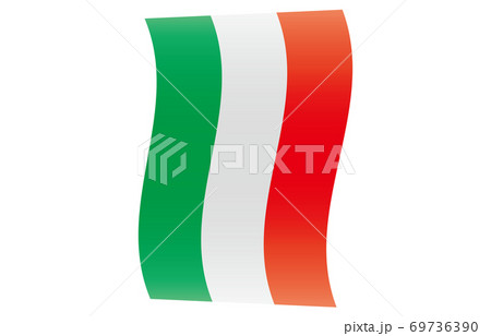 新世界の国旗2：3Verグラデーション縦波形　ハンガリー