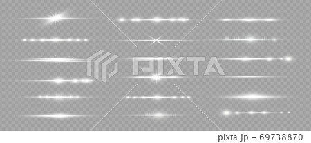 White horizontal line. White horizontal line. 69738870