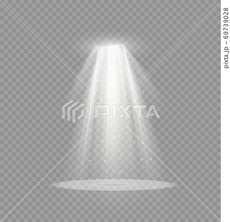 Spotlight light effect. Spotlight light effect. 69739028