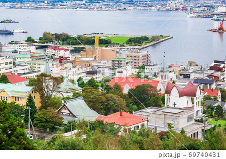 函館　元町教会群と函館港 69740431