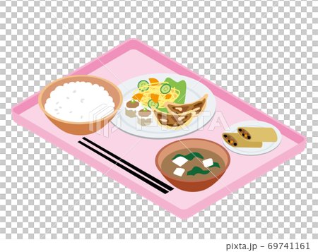 日本の社員食堂の給食（中華料理） 69741161