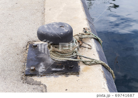 Mooring in a fishing port Mooring in a fishing port 69741687