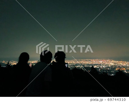 米山からの夜景 米山からの夜景 69744310