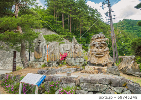 芦ノ尻の道祖神【神面】 芦ノ尻の道祖神【神面】 69745248